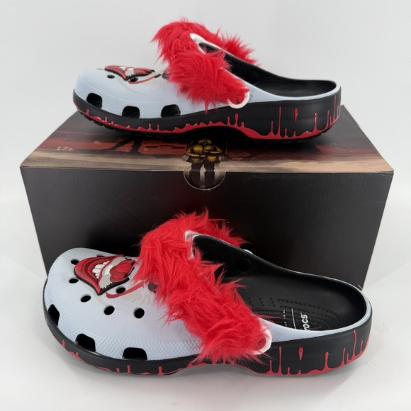 Crocs IT Chapter 2 Pennywise Face Classic Clogs Adult Men's Size 10 New With Box